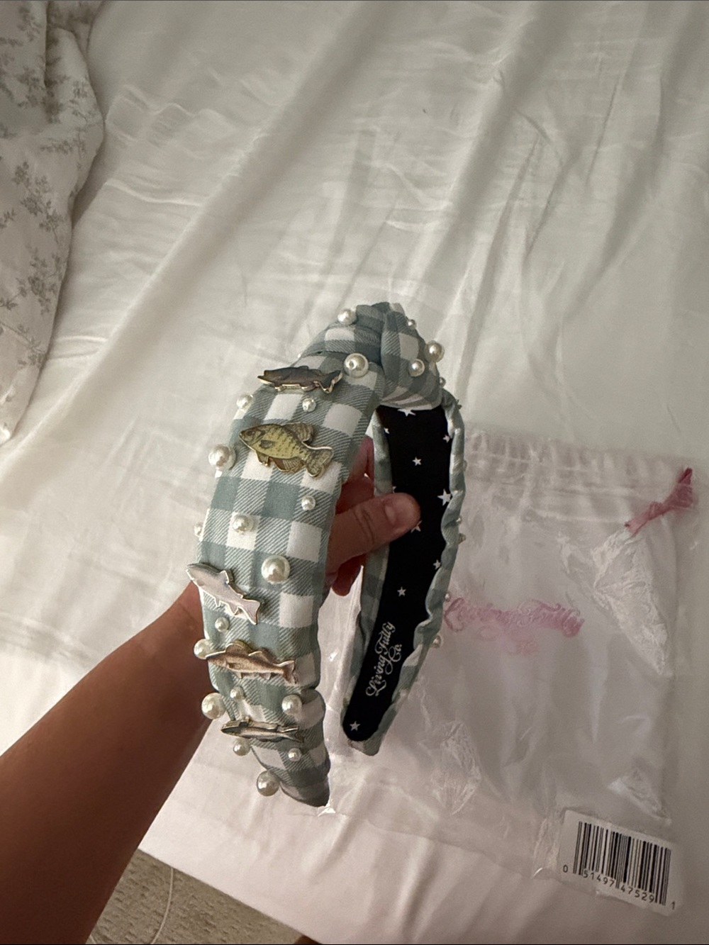 Living Fully Fish Pearl Headband